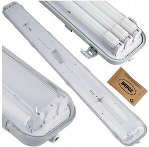 BERGE LED hermetické svítidlo 3x120cm IP65 G13