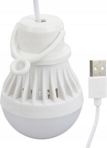 APT ZD92 Kempingová LED lampa USB, 2,5W, 1m bílá