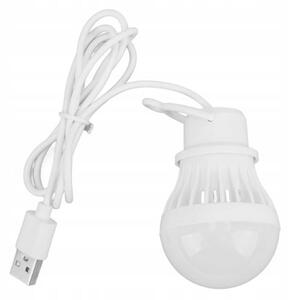 APT ZD92 Kempingová LED lampa USB, 2,5W, 1m bílá