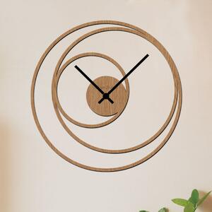 Dřevo života | Nástěnné hodiny KRUH | Barva: Horský dub | Velikost hodin: 35x35