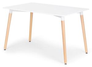 Moderní jídelní stůl v bílé barvě