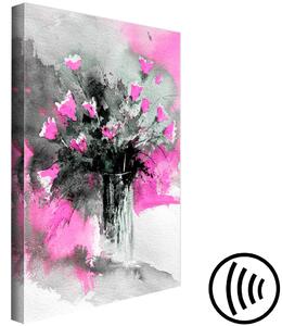 Obraz Kytice barev (1 díl) vertikální růžová