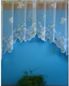 Oblouková záclona 2460 modrá, 90x150 cm