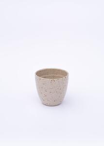 Keramika Koller Šálek Tečkovaný cappuccino bez ucha