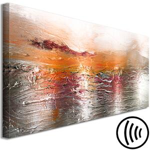 Obraz Abstraktní odraz (1-dílný) - umělecká vize barevné vody