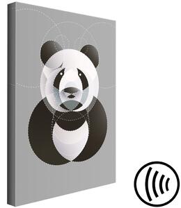 Obraz Panda v kruzích (1 díl) vertikální