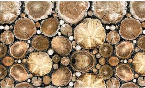 Rohožka - Wood, 45x75 cm
