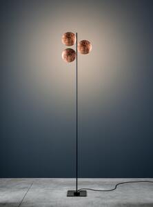 Catellani & Smith Luxusní stojací LED lampa Lederam F3, 2700K, 3x14W Barva: Bílá/Satén