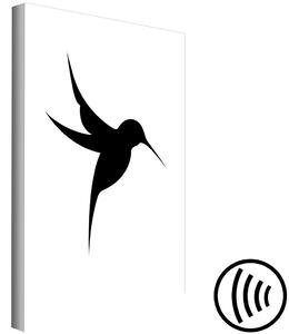 Obraz Černý kolibřík (1 kus) vertikální