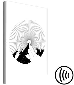 Obraz Hora v zenitu (1 panel) vertikální