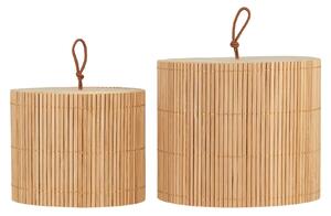 Úložný box Round Bamboo Menší