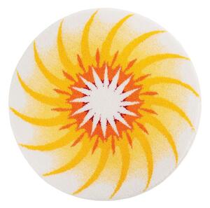 GRUND CESTA SVĚTLA Mandala kruhová žlutá průměr 80 cm