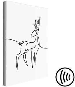 Obraz Zvědavý malý jelen (1 panel) vertikální