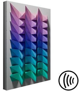 Obraz Vertikální pohyb (1-dílný) svislý - barevné geometrické tvary