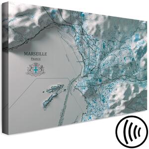 Obraz Modrá Marseille (1 část) široká