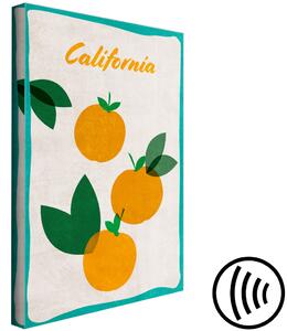 Obraz Kalifornský sad (1-dílný) svislý - zátiší s pomeranči