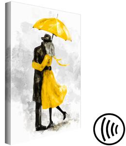 Obraz Pod žlutým deštníkem (1-dílný) vertikální