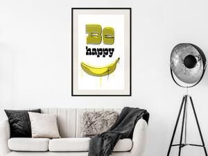 Plakát Šťastný banán