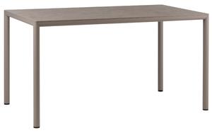 Nardi Béžovošedý zahradní stůl Piave 140 x 80 cm