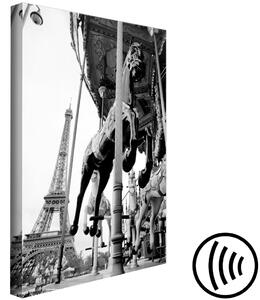 Obraz Vířící Paříž (1-panel) vertikální