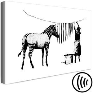 Obraz Banksy: Mytí zebry (1-dílný) široký