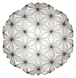 SLAMP LAVCL00CEB00000000EU C'est La Vie Large, černé stropní designové svítidlo, 3x12W E27, prům. 74cm