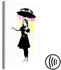 Obraz Dívka s deštníkem (1 díl) vertikální