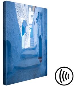 Obraz Architektura modři (1-částý) svislý - arabské schody v Maroku