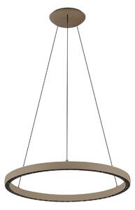 Mantra 8674 Riumar, hnědé kruhové svítidlo 40+15W 3000K, se svícením nahoru/dolů, pr. 62,8cm