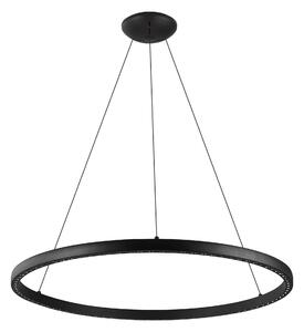 Mantra 8676 Riumar, černé kruhové svítidlo 60+20W 3000K, se svícením nahoru/dolů, pr. 92,8cm