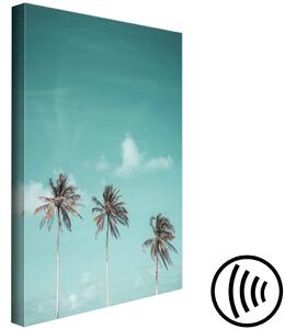Obraz Tři palmy - obraz tří stromů proti modré obloze