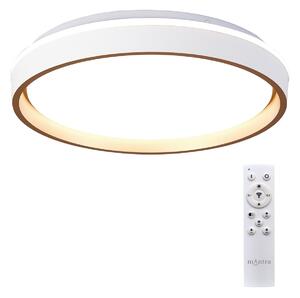Mantra 9539 Verona II, stropní svítidlo s dálkovým ovladačem LED 40W 3000-5000K, zlatá/bílá, průměr 40cm