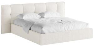 -25 % Dny MOMENTI– Micadoni Krémově bílá bouclé dvoulůžková postel Eric 160 x 200 cm s úložným prostorem