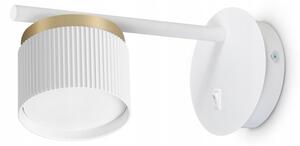 Nástěnná lampa 1xGX53/35W/230V bílá/zlatá