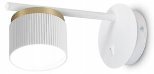 Nástěnná lampa 1xGX53/35W/230V bílá/zlatá