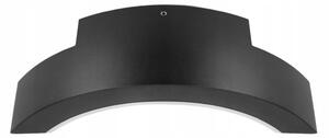 LED Venkovní nástěnné svítidlo se senzorem LED/10W/230V IP54 černá