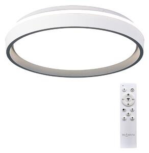 Mantra 9540 Verona II, stopní svítidlo s dálkovým ovladačem LED 40W 3000-5000K, šedá/bílá, průměr 40cm