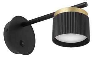 Nástěnná lampa 1xGX53/35W/230V černá/zlatá