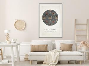 Plakát Pro Williama Morrise - anglické texty a abstraktní ozdoby