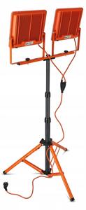 LED Reflektor se stojanem 2xLED/100W/230V 4500K IP65 oranžová