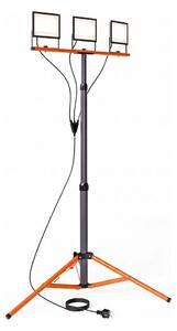 LED Reflektor se stojanem 3xLED/50W/230V 4500K IP65 černá/oranžová