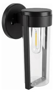 LED Solární nástěnná lampa LED/1W/3,7V 500 mAh IP65 černá