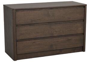 Rowico Hnědá dubová komoda MELSTONE 110 x 45 cm
