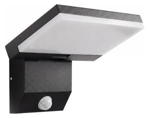 LED Venkovní nástěnné svítidlo se senzorem LED/18W/230V IP44 černá