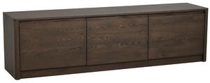 Rowico Hnědá dubová komoda MELSTONE 180 x 40 cm