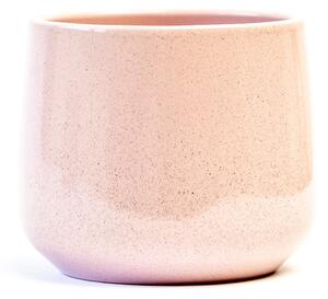 Keramický obal BERLIN 11 cm, růžová lesklá
