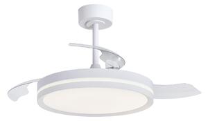 Mantra 9550 Villena, rozvinovací ventilátor se svítidlem a dálk. ovladačem, LED 36W 3000-5000K, bílá, průměr 49/106cm