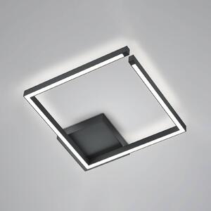 Stropní svítidlo Yoko LED, nahoru/dolů, 40x40 cm, černé