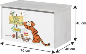 BabyBoo Box na hračky, truhla Disney - Medvídek PÚ a přátelé