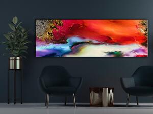 Obraz Barevné mraky (1-dílný) úzký - pestrá elegantní expresivita